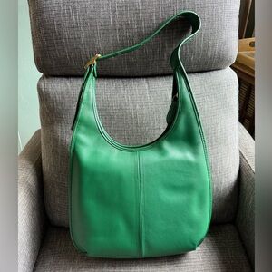 COACH Ergo Shoulder Bag 33 C2264 Large Leather Shoulder Bag in Green